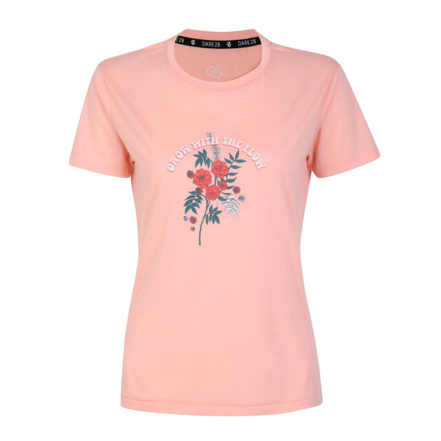Dare2b Dames groeien met de stroom t-shirt UTRG8685_apricotblush large