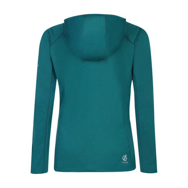Dare2b Dames convey ii hooded core stretch midlayer UTRG8681_fortunegreen large
