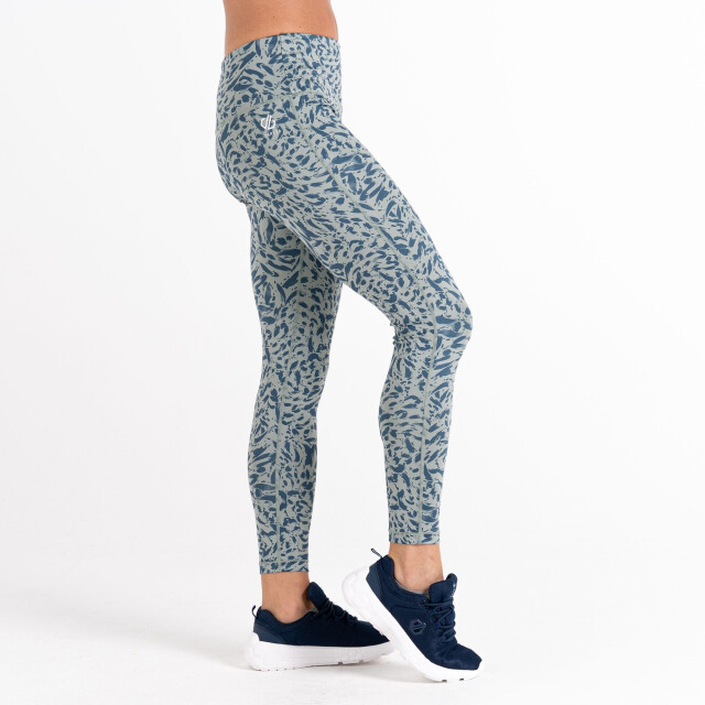 Dare2b Dames influential animal print gerecyclede legging UTRG8667_lilypadgreen large