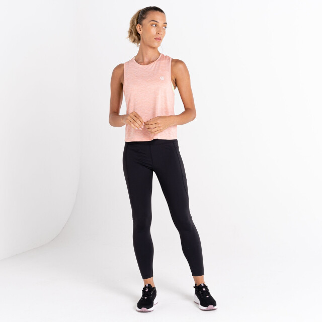 Dare2b Dames meditate marl crop top UTRG8653_apricotblush large