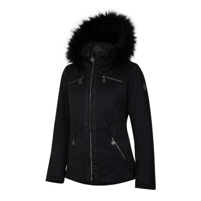 Dare2b Dames julien macdonald supermacy plain ski jacket UTRG8540_black large