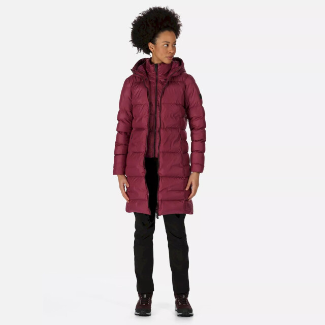 Regatta Dames pandia ii hooded jacket UTRG8495_amaranthhaze large