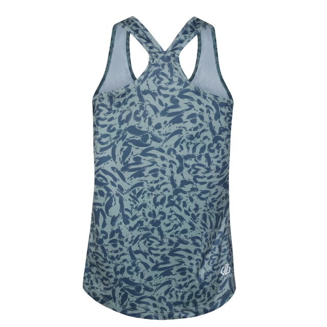 Dare2b Dames ardency ii animal print gerecycled lichtgewicht vest top UTRG8621_lilypadgreen large