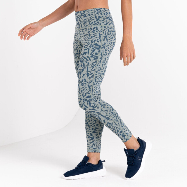 Dare2b Dames influential animal print gerecyclede legging UTRG8667_lilypadgreen large
