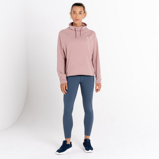 Dare2b Dames fleur east glide sweatshirt met hoge hals UTRG8680_duskyrose large