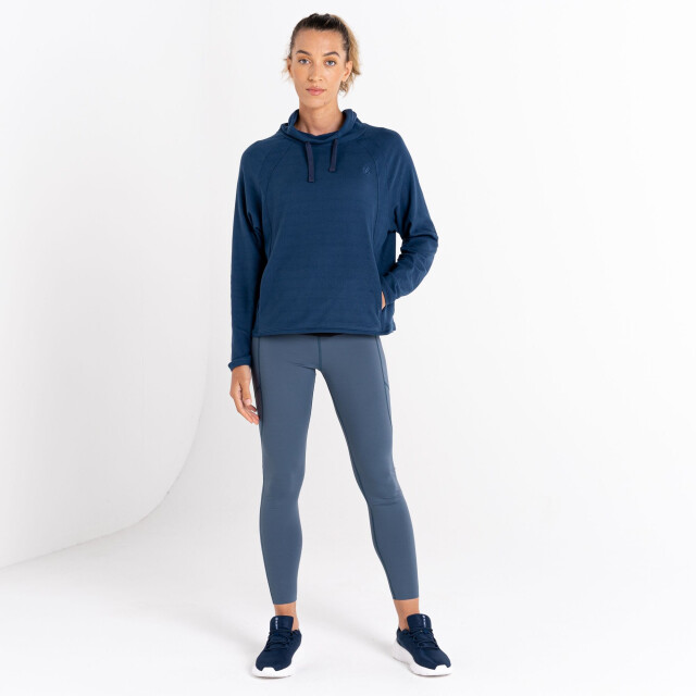 Dare2b Dames fleur east glide sweatshirt met hoge hals UTRG8680_moonlightdenim large