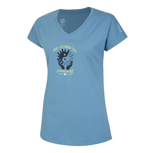 Dare2b Dames finite grafisch t-shirt UTRG8674_niagrablue large