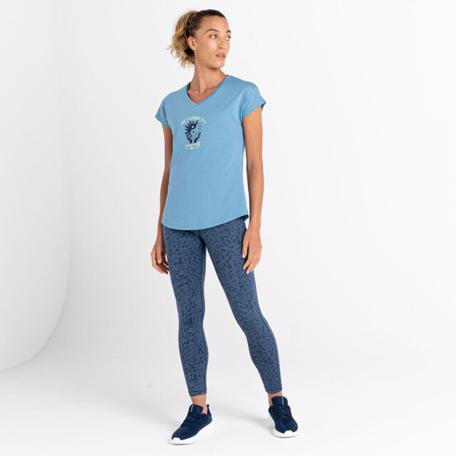 Dare2b Dames finite grafisch t-shirt UTRG8674_niagrablue large