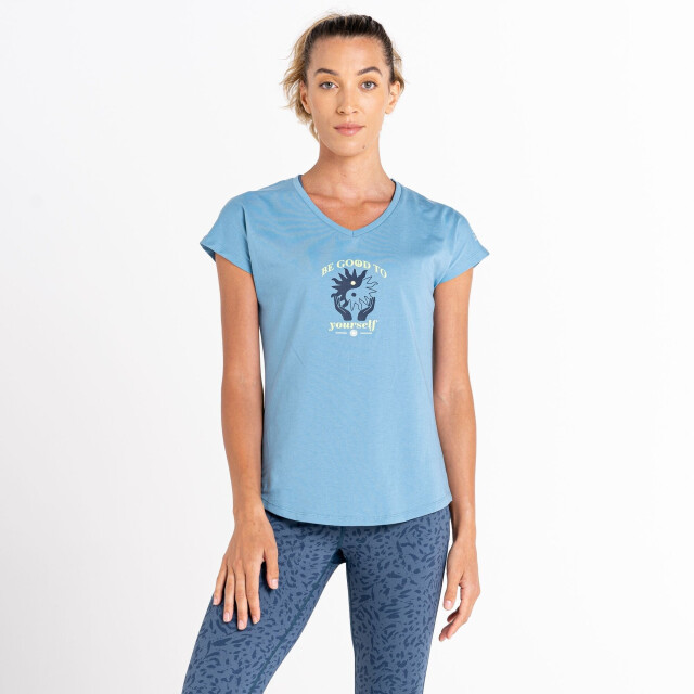 Dare2b Dames finite grafisch t-shirt UTRG8674_niagrablue large
