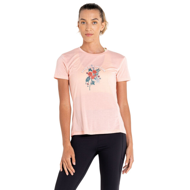 Dare2b Dames groeien met de stroom t-shirt UTRG8685_apricotblush large
