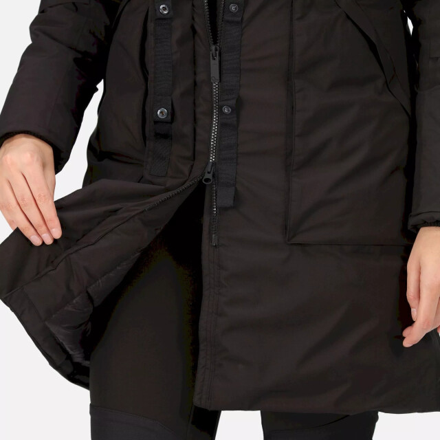 Regatta Dames yewbank ii waterdichte parka UTRG8496_black large