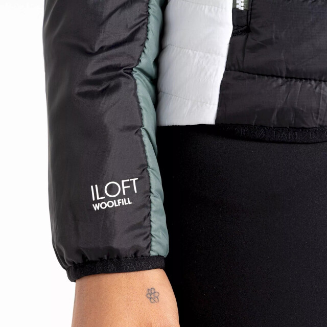 Dare2b Dames surmount ii wollen gewatteerde jas UTRG8347_duckgreenblack large