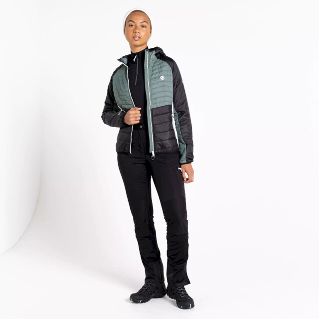 Dare2b Dames surmount ii wollen gewatteerde jas UTRG8347_duckgreenblack large