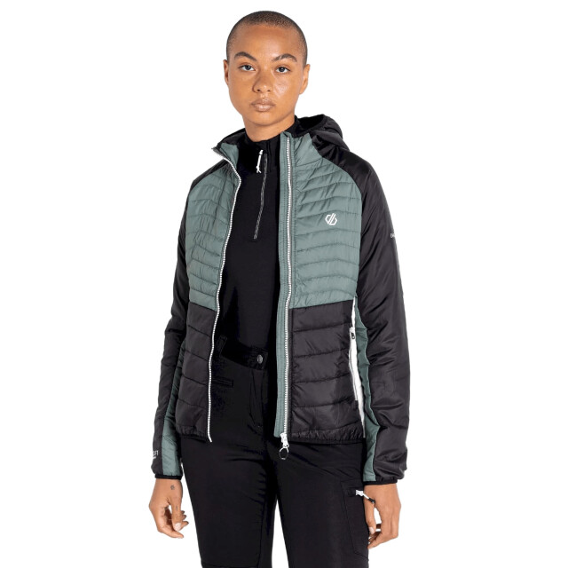 Dare2b Dames surmount ii wollen gewatteerde jas UTRG8347_duckgreenblack large