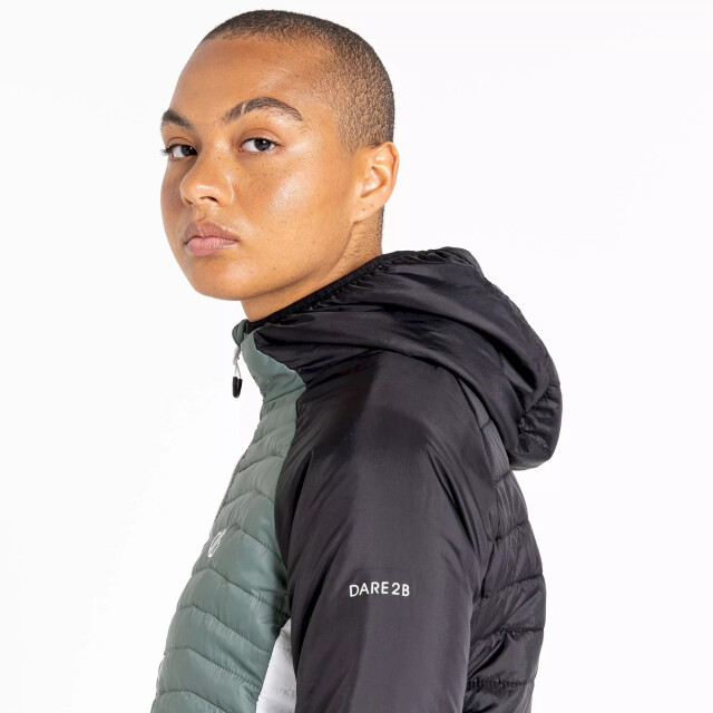 Dare2b Dames surmount ii wollen gewatteerde jas UTRG8347_duckgreenblack large