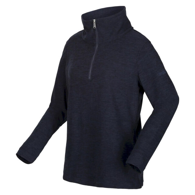 Regatta Dames kizmitt marl half zip fleece top UTRG8447_navyblack large
