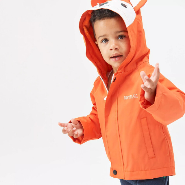 Regatta Waterdichte jas voor kinderen UTRG8389_magmaorange large