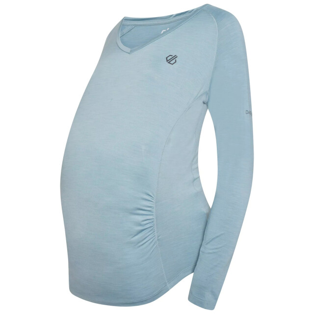 Dare2b Dames discern t-shirt met lange mouwen voor het moederschap UTRG8373_cameogreen large