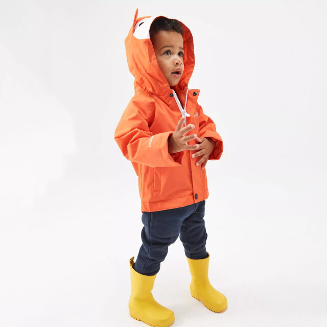 Regatta Waterdichte jas voor kinderen UTRG8389_magmaorange large