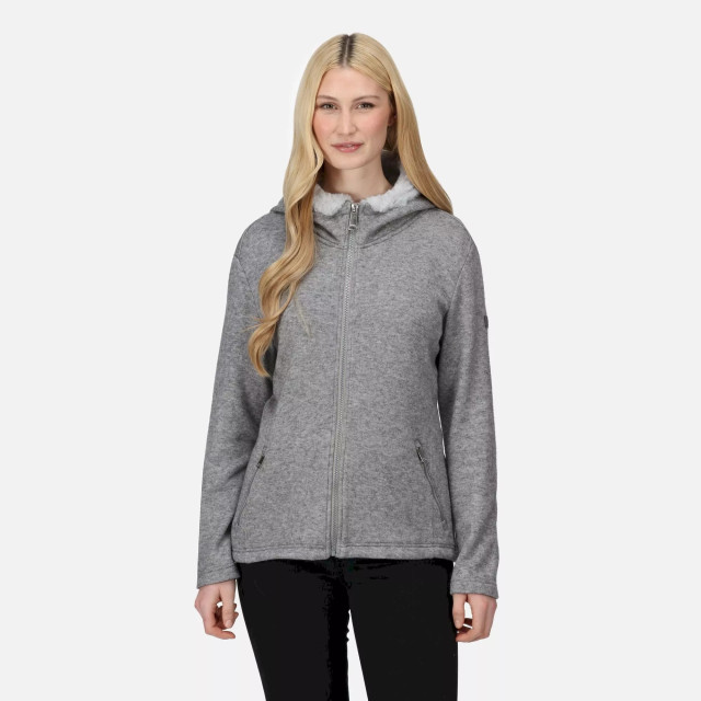 Regatta Dames avalynn marl full zip hoodie UTRG8349_stormgrey large