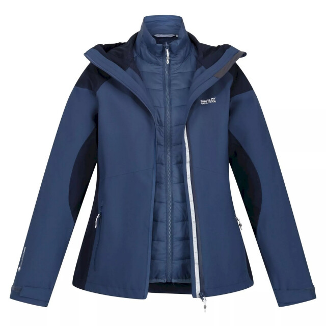 Regatta Dames wentwood vii 2 in 1 waterdichte jas UTRG8279_darkdenimnavy large