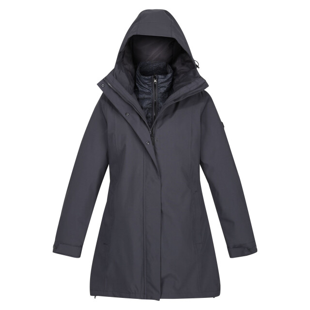 Regatta Dames denbury iii 2 in 1 waterdichte jas UTRG8147_sealgrey large