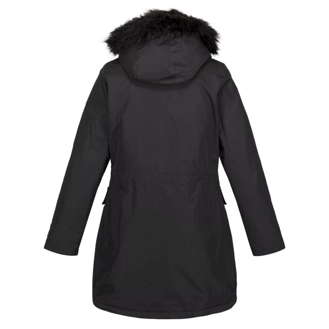 Regatta Dames sabinka parka met bontrand UTRG8148_black large