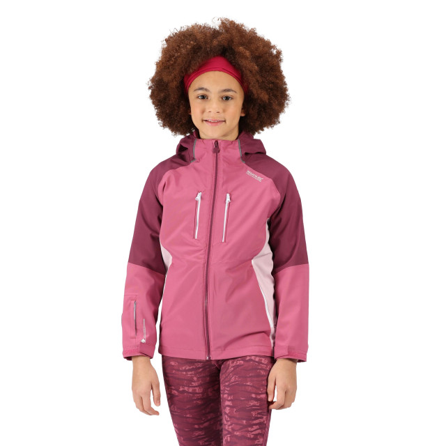 Regatta Kinderen/kinderen hydrate vii 3 in 1 waterdichte jas UTRG8217_violetamaranthhaze large