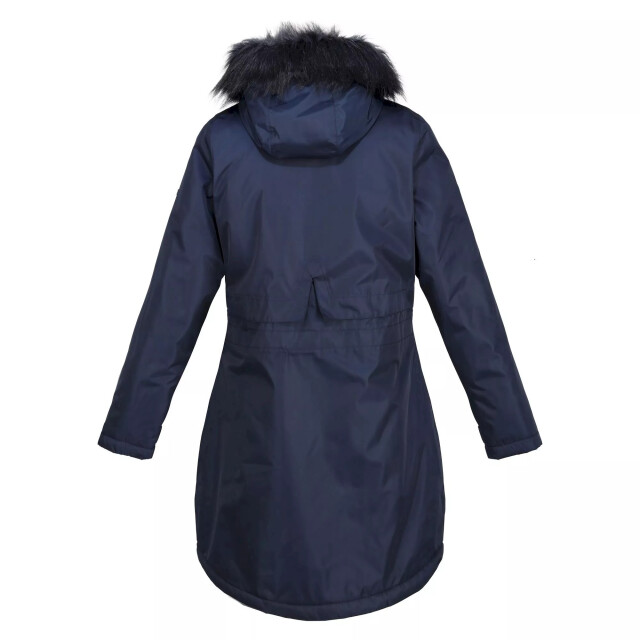 Regatta Dames lyanna parka met bontrand UTRG8165_navy large