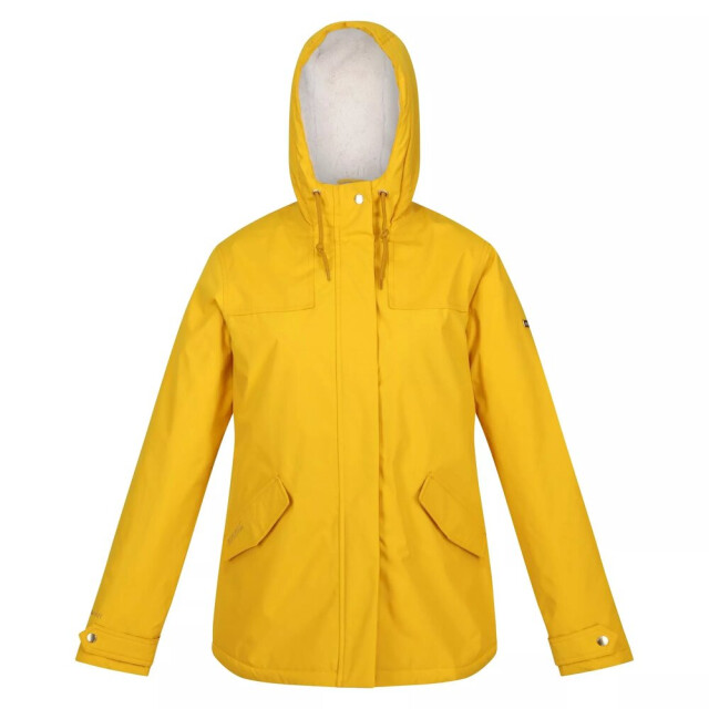 Regatta Dames bria faux fur lined waterproof jacket UTRG8083_sunset large