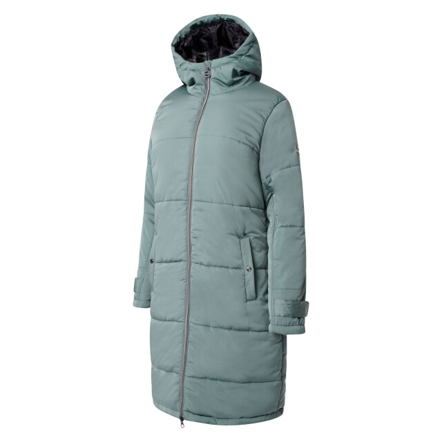 Dare2b Dames reputable ii lange gewatteerde jas UTRG8060_duckgreen large