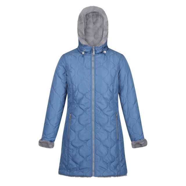 Regatta Dames caileigh omkeerbare parka UTRG8080_slatebluestormgrey large