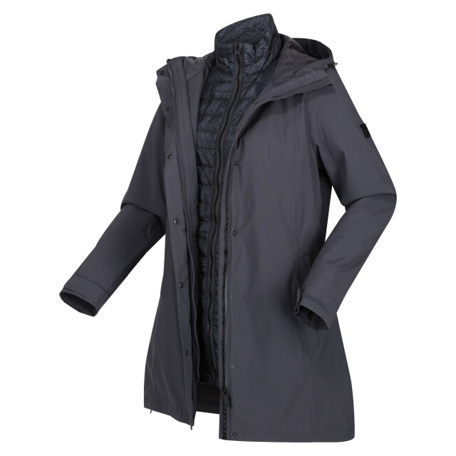 Regatta Dames denbury iii 2 in 1 waterdichte jas UTRG8147_sealgrey large