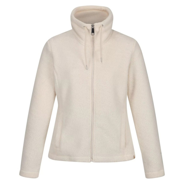 Regatta Dames kizmitt fluffy full zip fleece jacket UTRG8034_lightvanilla large