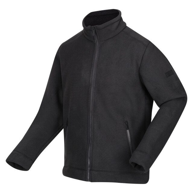 Regatta Heren garrian ii full zip fleece jacket UTRG8098_ashblack large