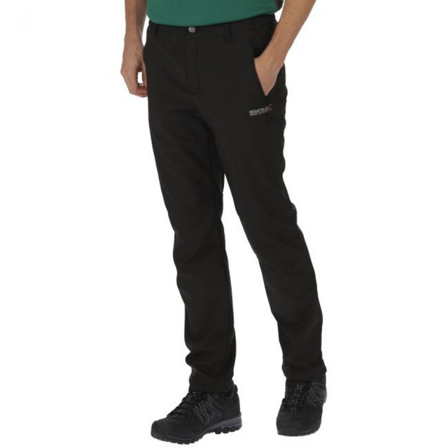 Regatta Grote buitenshuis heren avontuur tech geo ii windbestendige regular leg softshell-broek UTRG804_black large
