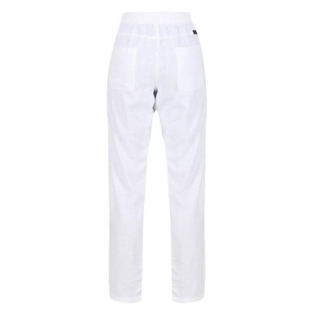 Regatta Dames maida linnen broek UTRG7819_white large