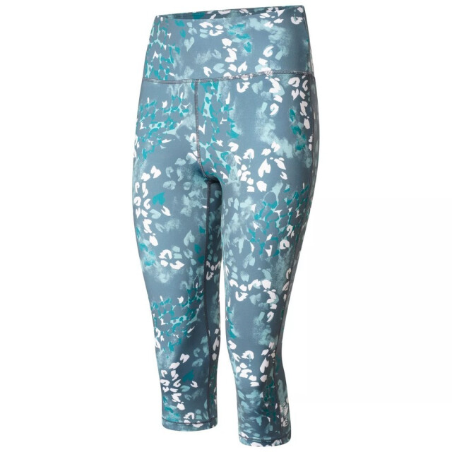 Dare2b Dames influential gerecycleerde 3/4 legging met dierenprint UTRG7899_cantongreen large