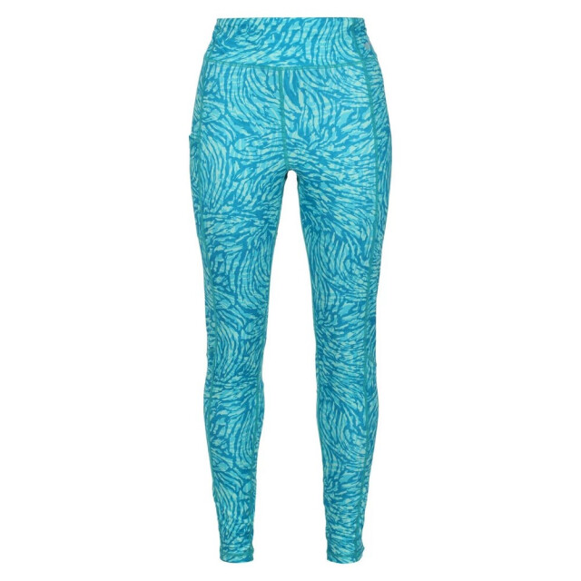 Regatta Dames holeen ii legging met dierenprint UTRG7839_enamelblue large