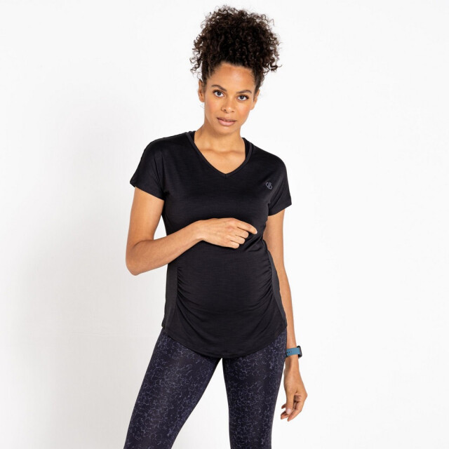 Dare2b Dames vigilant zwangerschap t-shirt UTRG7836_black large