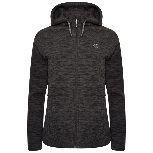 Dare2b Dames out & out marl full zip fleece jas UTRG7723_black large