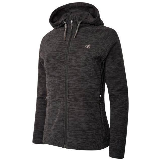 Dare2b Dames out & out marl full zip fleece jas UTRG7723_black large