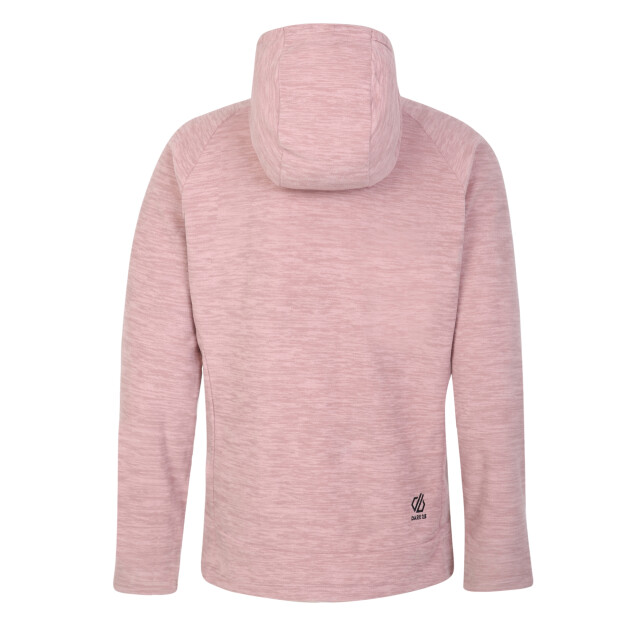Dare2b Dames out & out marl full zip fleece jas UTRG7723_duskyrose large