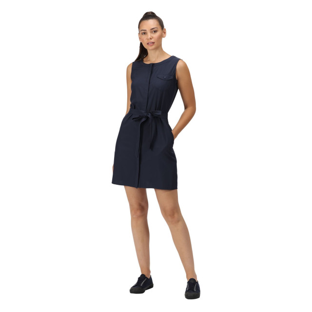 Regatta Dames highton stretch shirt dress UTRG7788_navy large