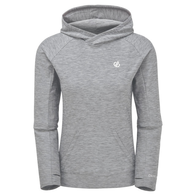 Dare2b Dames laura whitmore sprint city marl lichtgewicht hoodie UTRG7618_ashgrey large