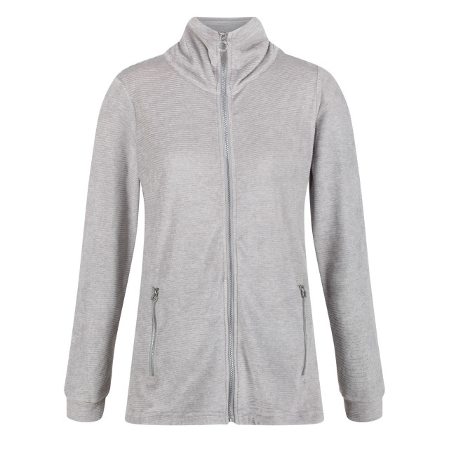 Regatta Dames everleigh textured full zip fleece jas UTRG7561_mineralgrey large