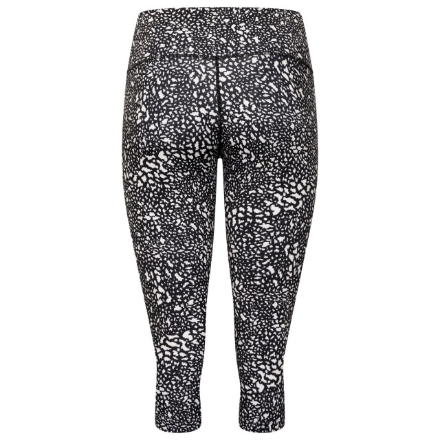 Dare2b Dames the laura whitmore edit invloedrijke gestippelde gerecycleerde 3/4 legging UTRG7518_blackwhite large