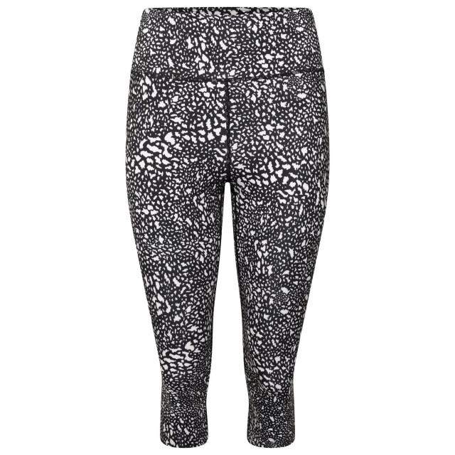 Dare2b Dames the laura whitmore edit invloedrijke gestippelde gerecycleerde 3/4 legging UTRG7518_blackwhite large