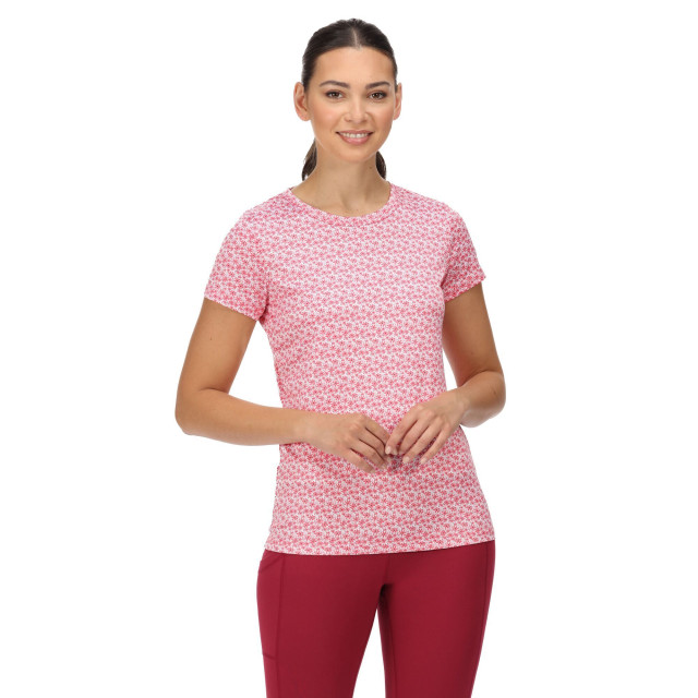 Regatta Dames fingal edition daisy t-shirt UTRG6871_tropicalpink large