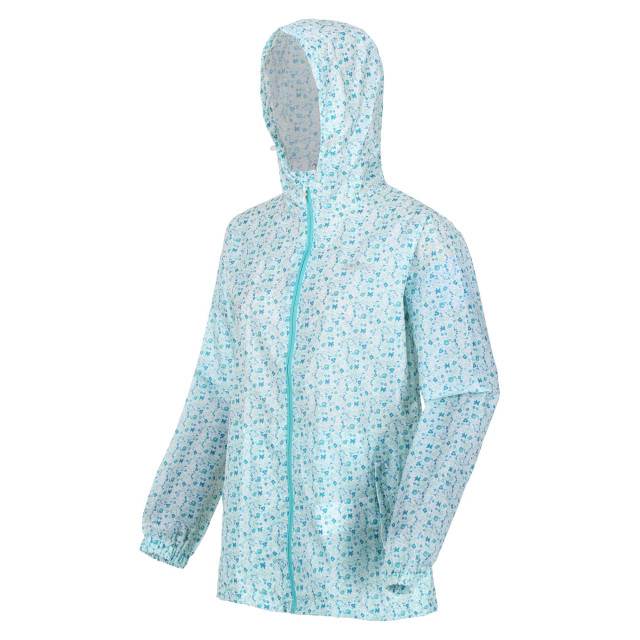 Regatta Dames pack it ditsy print waterdicht jasje UTRG7438_oceanwave large